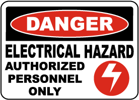 MG Aluminum 35FX85, Details about   Electrical Hazard 7" x 10" Danger 