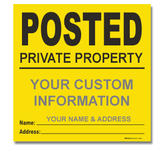 Custom Private Property Signs PRIVATE PROPERTY SIGN, Vintage Style