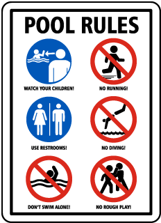 Swimming Pool Warning Signs