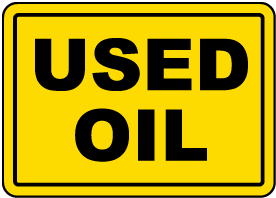 na様確認用 Used Oil Sign - Claim Your 10% Discount