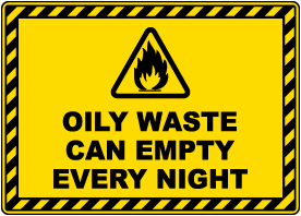 Danger Hazardous Waste Oil Sign – Signs By SalaGraphics - View #7