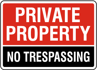 Aluma-Lite 7 x 10 Inches MATR962XL AccuformPrivate Property No Trespassing Safety Sign 