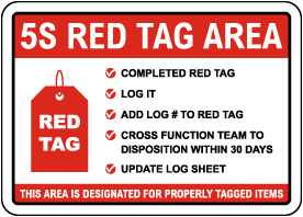 Red Information Sign