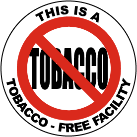 tobacco free mass This Is A Tobacco Free Facility Label