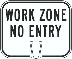 Work Zone Sign Color