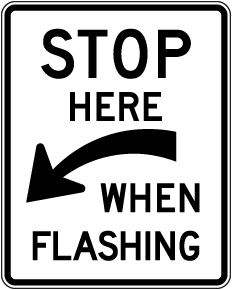 Stop Here When Flashing Sign - Get 10% Off Now
