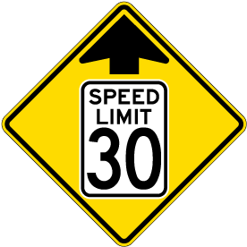 Reduced Speed Limit 30 MPH Sign - Get 10% Off Now