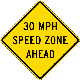 SPEED LIMIT 30 アメリカ道路標識看板 Speed Limit 30 -Reflective Sign - 18