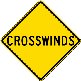 Crosswinds Sign - Get 10% Off Now