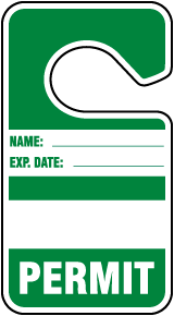 Green Parking Permit Tags - Claim Your 10% Discount