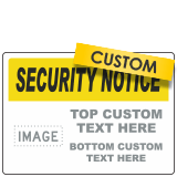 Custom Security Sign