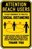 Attention Beach Users Sign