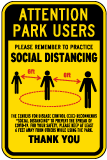 Attention Park Users Sign