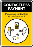Contactless Payment Sign