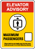 Elevator Advisory Sign