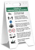 COVID-19 Prevention Measures Floor Stand