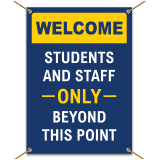 Welcome Students And Staff Banner