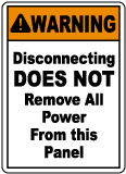 Disconnecting Does Not Remove All Sign