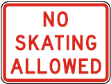 No Skating Allowed