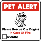 Please Rescue Our Dog Sticker