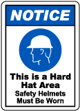 This Is A Hard Hat Area Sign