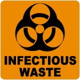 Infectious Waste Label