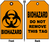 Biohazard Do Not Remove Tag