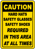 PPE Required In This Area Sign