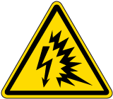 Arc Flash Explosion Warning Label