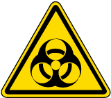 Biological Hazard Warning Label