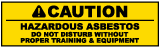 OSHA Compliant Asbestos Labels K3660 - by SafetySign.com