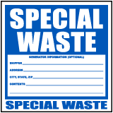Special Waste Label