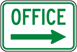 Office (Right Arrow) Sign