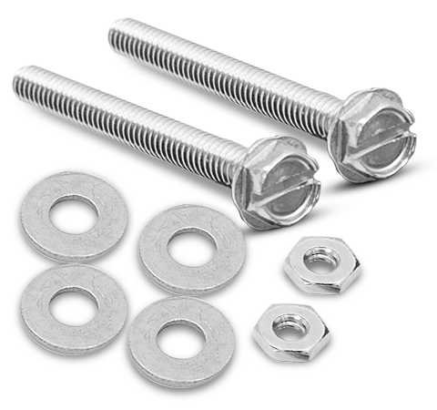 #10-24 x 1-1/2" Bolting Set (2 bolts, 2 nuts, 4 washers)