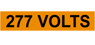 277 Volts Marker
