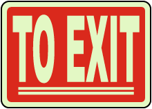 To Exit Sign