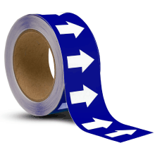 Blue / White Arrow Banding Tape