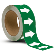 Green / White Arrow Banding Tape
