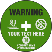 Custom Sewer/Drainage Soil Markers