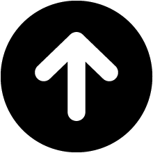 Black Directional Arrow Floor Sign