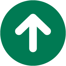 Green Directional Arrow Floor Sign