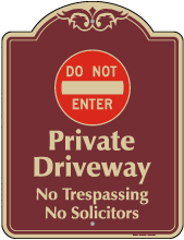 Do Not Block Driveway Signs – High Quality & Durable Signs
