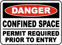 Permit Required Prior To Entry Sign