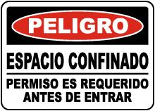 Spanish Permit Required Prior To Entry Sign