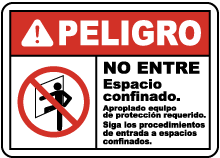 Spanish Proper Protective Clothing Required Sign