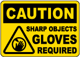 Gloves Required Sign