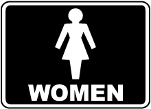 Women Restroom Sign