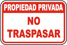 Private property keep out stickers Fence security Intruder deterrent door sign 