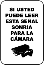 Spanish If You Can Read This Smile Sign