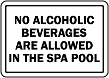 Michigan No Alcoholic Beverages Sign